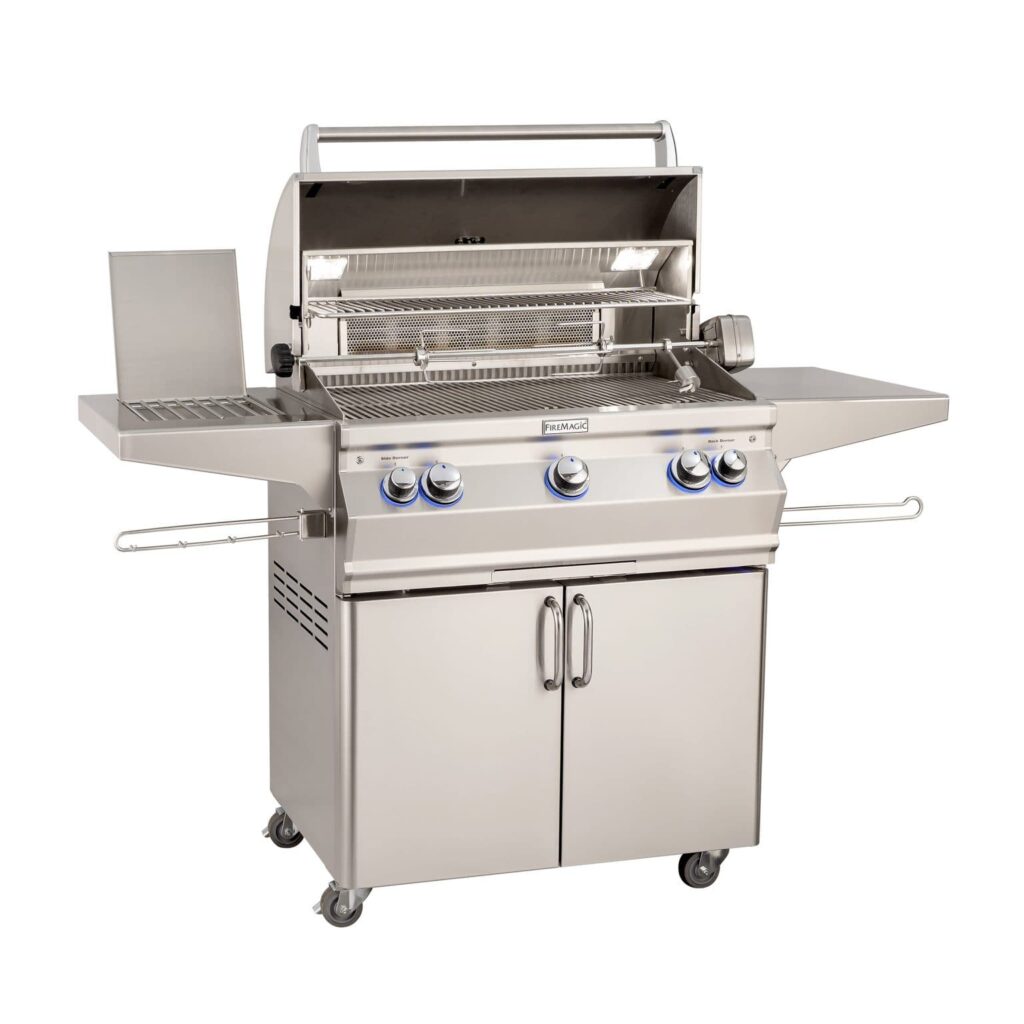 Fire Magic Aurora A540s Portable Grill with Single Side Burner